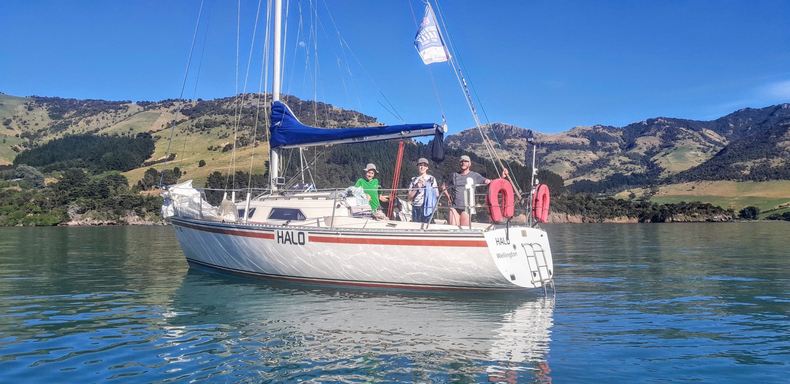 Halo Sailing Pigeon Bay New Zealand