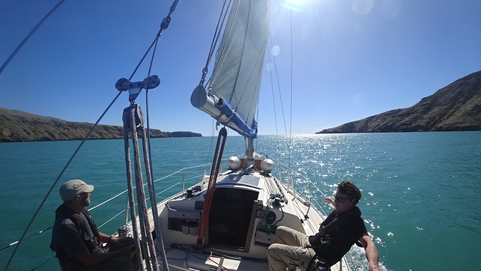 Halo Sailing Pigeon Bay New Zealand