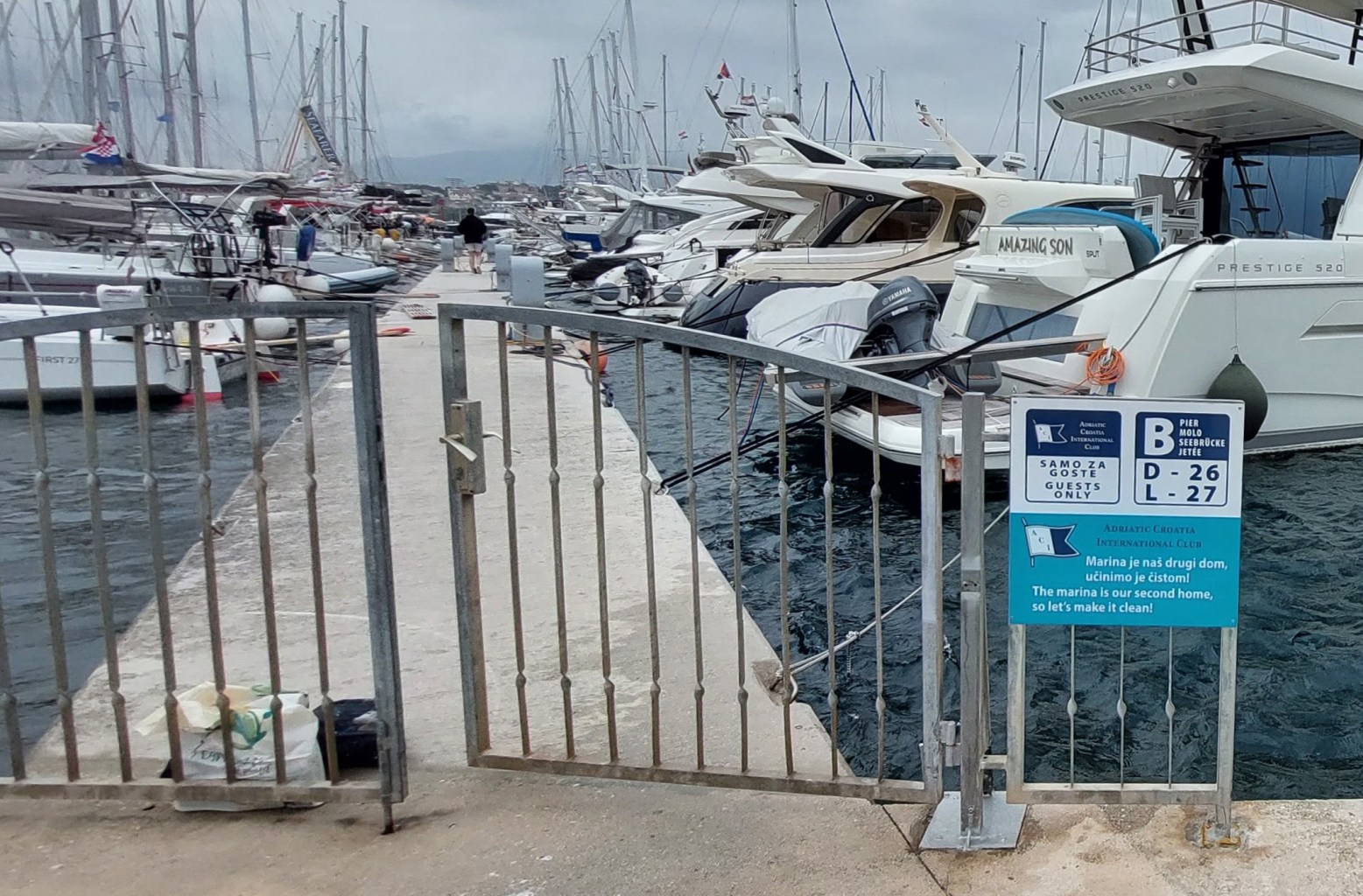 Pier B at ACI Marina in Spit