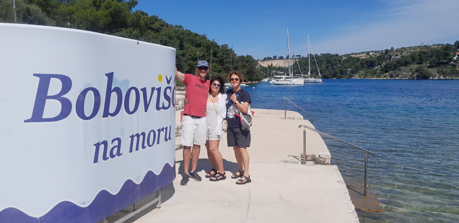 Sailing to Bobovisce, Brac Island